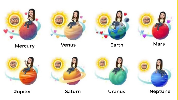 snapchat solar system order 