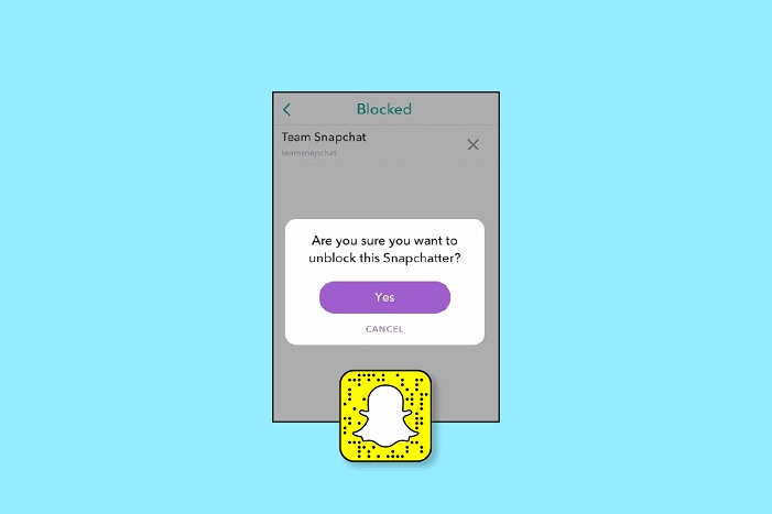how to unblock someone on snapchat 