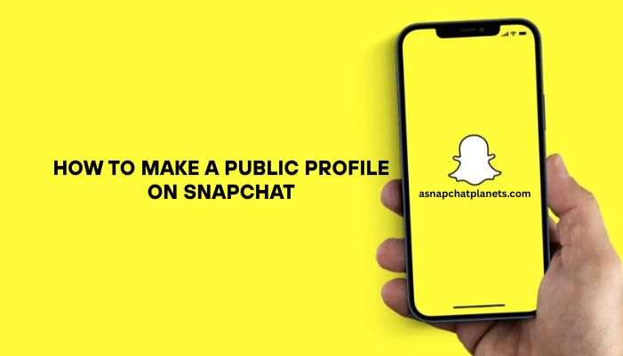 how to make a public profile on snapchat
