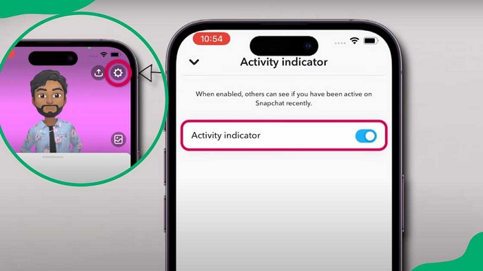 green dot on snapchat meaning 