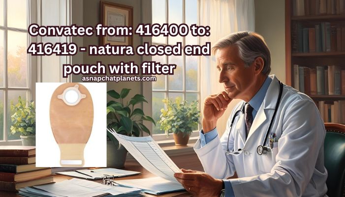 Easy Guide to Convatec Natura Closed-End Pouches (416400–416419)