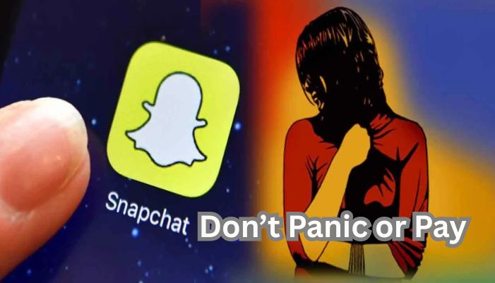 im being blackmailed on snapchat 