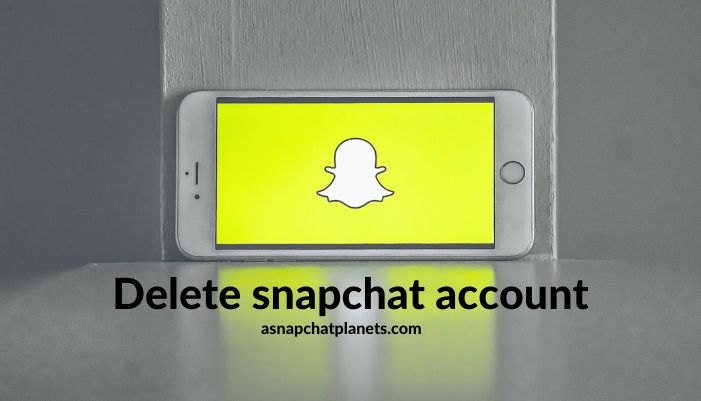 delete snapchat account