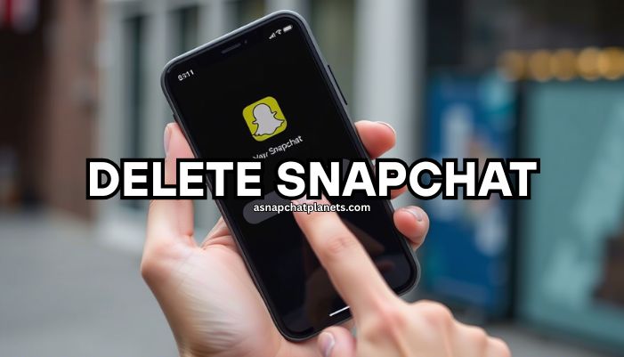 delete snapchat