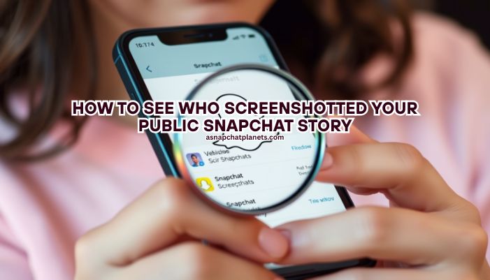 how to see who screenshotted your public snapchat story