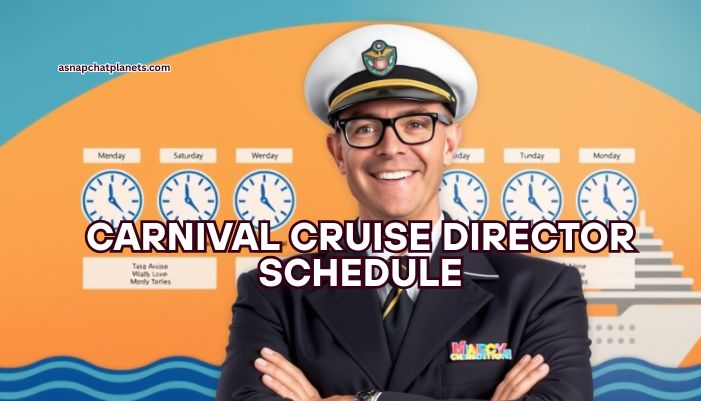 carnival cruise director schedule