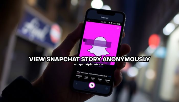 view snapchat story anonymously